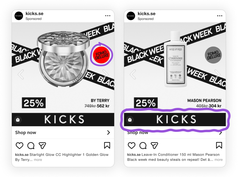 Black Friday feel that matches their entire ecosystem